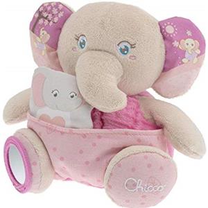 Chicco Pupazzo Elefante Rosa Morbidissimo e Lavabile in Lavatrice