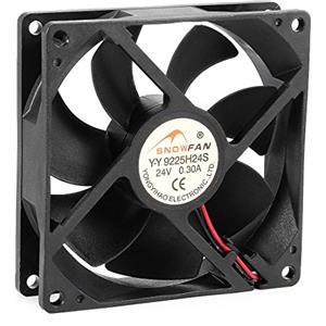 NA 92 x 92 x 25 mm 24 V DC Ventilatore di Raffreddamento Long Life HY Bearing Computer Case Fan
