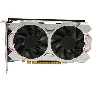 Topiky Scheda Grafica per Giochi GTX 1050Ti, Scheda Video DDR5 da 4 GB a 128 Bit con Doppie Ventole di Raffreddamento, Scheda Grafica a Basso Profilo da 850 MHz a 3800 MHz con