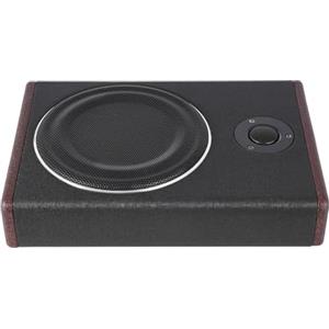 WINPANG Subwoofer per auto, 8 pollici, 600 W, Slim Compact Car Stereo Built-in Amplificatore Libero Regolabile In Acciaio Inox Sotto Seggiolino Auto Subwoofer Nero