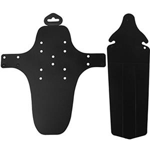 Bwuikim Parafango anteriore posteriore per bicicletta, 2 pezzi, accessori per ciclismo su strada, mountain bike, accessori per uomo su strada per donne bambini kit seggiolini bottiglia