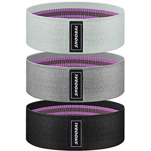 LATH.PIN Tre Bande Elastiche Fitness Fasce Elastiche Cinghie Elastici Band Set con Sacca Porta Elasticoper Yoga Pilates Palestra Allenamento in Casa