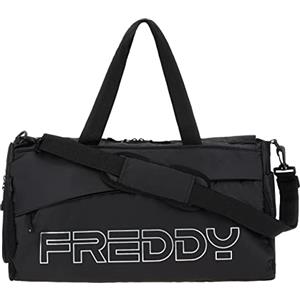 FREDDY - Borsone Palestra Donna e Uomo in Nylon con Tasca Esterna e Tracolla Regolabile - Borsoni Sportivi, 30L, 52,5x28x20,5 cm