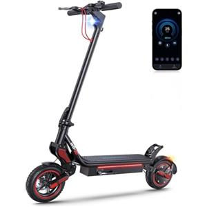HeyScooter W8 500W Monopattino Elettrico Fuoristrada Con Frecce, 14Ah Batteria, Quattro velocità 6/10/15/25km/h, 45 Km Autonomia, 2 Sistemi Di Frenata, Controllo App,Pieghevole, Carico 120Kg