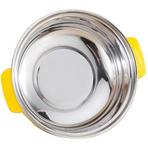 MUCKLILY Pentola Elettrica Multifunzione in Acciaio con e Vaporiera Integrata Pentola per Cottura Vapore e Bollitura e Ufficio Facile da Usare e Risparmio Colore Casuale Colore Casuale