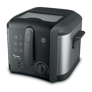 WeGeek, Friggitrice elettrica, 1600W, 3L, Filtro In Carbonio, Cestello Estraibile, Corpo in Acciaio