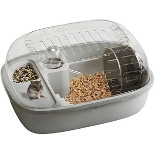Generico Gabbia per Criceti - Top Apribile Portatile Comodo Recinto Trasparente | Habitat Per Piccoli Animali Criceto,Per Dormitorio Ufficio Casa Camera Da Soggiorno Balcone