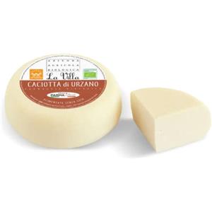 Selected by PARMAshop Caciotta Biologica di Urzano - Latte Vacche Rosse e Brune - Prodotto di Montagna