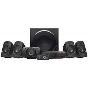 Logitech Z906 5.1 Sistema di Altoparlanti Audio Dolby Surround | Certificato THX, Dolby, DTS, 1000 Watt, Multidispositivo, Telecomando, Presa UK, PC/PS4/Xbox/TV/Smartphone/Tablet