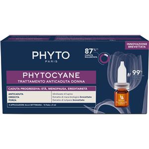 PHYTO (LABORATOIRE NATIVE IT.) Phytocyane Fiale Donna Caduta Progressiva | Anti-Caduta | 12 Fiale