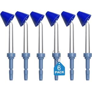IIYL Punte di ricambio per il lavaggio del naso per irrigatore orale Waterpik Wp-100 Wp-450 Wp-250 Wp-300 Wp-660 Wp-900 (confezione da 6)