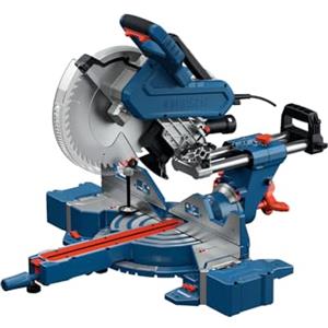 Bosch Professional Troncatrice radiale a filo GCM 340-305 D (incl. righello, morsetto, sacchetto raccoglipolvere, blocco di supporto, lama, chiave)