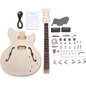 ROCKTILE Kit Chitarra Elettrica Rocktile HB-Style, Semiacustica con sustainblock