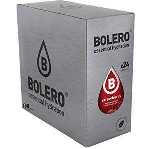 Bolero Drinks 24 bustine da 9 grammi gusto ANGURIA (WATERMELON) - Preparato istantaneo per Bevande con Stevia e Vitamina C e Senza Zucchero