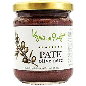 Voglia Di Puglia Pate Di Olive Nere In Olio Extravergine D'oliva 190g