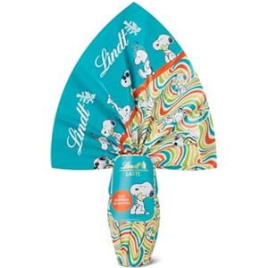 Lindt Uovo di Pasqua Lindt con sorpresa Snoopy cioccolato al latte 240gr regalo bambini senza glutine