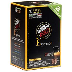 Caffè Vergnano 1882 Caffe Vergnano Capsule Napoli Compatibili con Macchine Original Line By Nespresso - 60 Capsule (6 confezioni - 10 capsule cadauna)