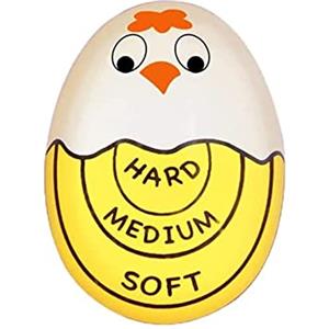 YIBOZI Carino uovo sodo timer plastica bollire uova termometro uova cambia colore temperatura di cottura osservatore gadget cucina timer