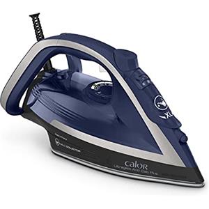 Calor Ultragliss Anti-Calc Plus Ferro da stiro a vapore, 2800 W, Collettore calcare rimovibile, Vapore continuo 50 g/min, Pressing 260 g/min, Spegnimento automatico FV6846C0