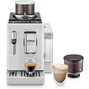 De'Longhi Rivelia EXAM440.35.W - Macchina per caffè automatica 1,4L, 1450W, con display TFT e macinatore integrato
