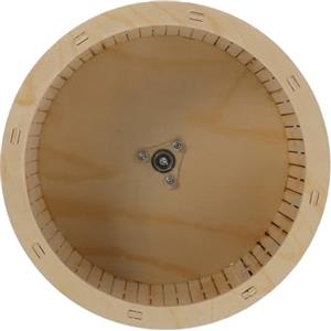 PENIKOKO Ruota Stili multipli in Legno Cuscinetto Silenzioso per Criceti da 22cm Previene la Masticazione della Gabbia, per Criceti e Cincillà