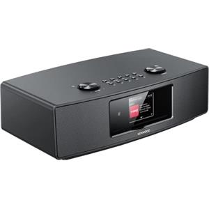 KENWOOD, Radio DAB WiFi CR-ST700SCD, Radio Digitale con DAB+ e Accesso Internet via WiFi, Ampio Display a Colori da 7,1 cm, Orologio con Funzione Radiosveglia Digitale, Lettore CD e Porta USB, Black