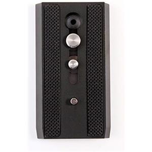 Hersmay 501PL Adattatore di collegamento scorrevole Piastra a sgancio rapido Morsetto Piastra QR con vite da 1/4 3/8 per Manfrotto 501 503 701 HDV RC5 MH055 M0-Q5 Testa per treppiede