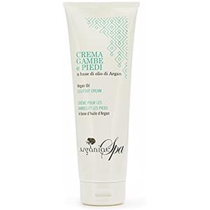 Arganiae Crema Gambe e Piedi all'Olio di Argan - 250 ml, ideale per affaticamento e miglioramento della circolazione