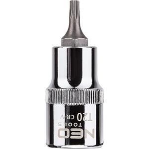 NEO Presa Bit Torx 1/2 T20 - Lunghezza 55 mm, Certificata ISO 9001:2015