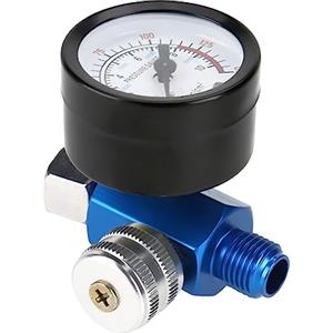 Lazmin112 1/4Regolatore di Pressione dell'Aria Vernice Aerografo Spruzzo Regolatore della Macchina Valvola di Regolazione della Pressione Accessorio Pneumatico per Utensili