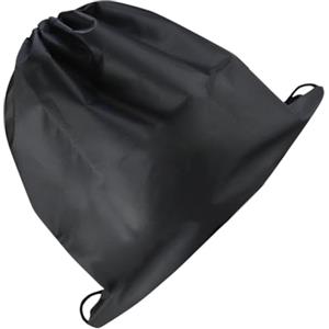 NUSITOU Borsa per Casco da Moto in Poliestere Nero Coulisse, Facile da Chiudere e Trasportare, per Conservare Caschi da Hockey e Baseball quando Non in Uso