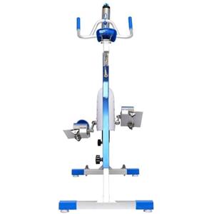 Waterflex Aquabike Aluminium WR Max WX-WRMAX1 - Bicicletta da Piscina Sportiva - Resistenza idraulica - Effetto Drenante - Ergonomia Adattativa - Prof. 1,1 - 1,6 m - WX Water Flex Water Fitness Expert