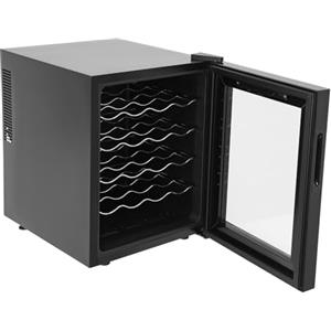 YyanLAK Frigorifero per vino, 50,2 x 40 x 53 cm, con porta in vetro temperato, per la conservazione di champagne, vino semi-dolce, vino semi-secco