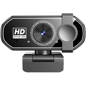 TIEOAXFT Webcam USB 4K 2K 1080P 30fps Messa a fuoco automatica Altoparlante HiFi Riduzione del rumore Microfono Videocamera for PC for desktop Laptop Video chat(1080P)