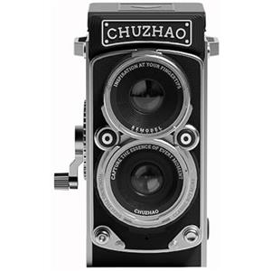 Gettimore Mini fotocamera digitale stile vintage 12MP 1080p HD video con funzione di messa a fuoco automatica, fotocamera compatta aspetto pellicola retrò