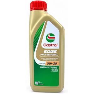 LUBRIALPHA - Kit Olio Motore 0W-30 Castrol Edge LongLife III | Riduce Attrito e Protegge il Motore | Micro-filtrato, CO2 Impatto Zero | Compatibile VW 504 00/507 00 | 1L