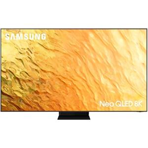 Samsung TV 85" QE85QN800BTXZT NEO QLED 8K, Quantum Matrix Pro, mini LED, Processore Neural Quantum 8K, Infinity One Design, Attachable Slim One Connect, Dolby Atmos e OTS+