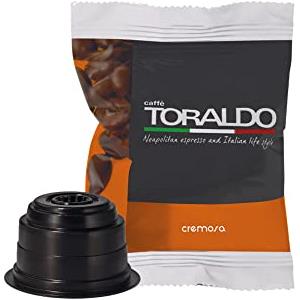 CAFFÈ TORALDO | Compatibile Caffitaly* | Caffè Selezionato, Tostato e Torrefatto in Italia | Eccellenza del Caffè Napoletano (200 Capsule, Miscela Cremosa)