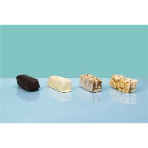 Generico TORRONE ARTIGIANALE CALABRESE con mandorle siciliane e miele d'arancio ricoperto di cioccolato.Lavorato a Mano. (300gr Bianco)