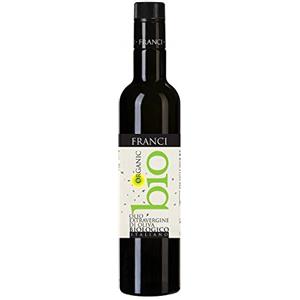 Franci Olio extravergine di oliva Bio - Franci - Toscana - Bottiglia di vetro - ML - Frantoio, Moraiolo, Leccino, Olivastra Seggianese - BIO