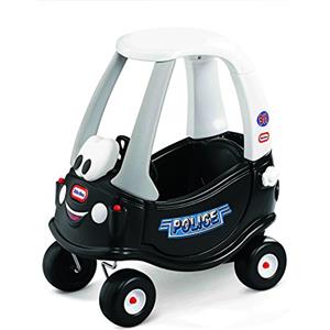 Little Tikes Cozy Coupe Auto della Polizia - Auto cavalcabile per bambini - Con portiera, poggiapiedi rimovibile e clacson - Incoraggia il gioco creativo - Da 18 mesi a 5 anni