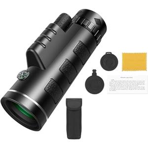 SMTYXS Lente Telescopica A Lungo Raggio For Monocolo Con Zoom Esterno Potente 10X Treppiede For Campeggio, Escursionismo, Viaggio, Telefono Monoculare(Only Telescope)