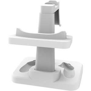 ReachMall VR Display Stand per Meta 3/3S, Dock di Ricarica con AR Occhiali Hanger, ABS Desktop Organizer Holder