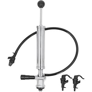 PODSJD Pompa Spillatore alla Spina per Fusti di Birra 8 Pollici S System in Acciaio Inox - Erogazione Liscia e Duratura, Facile da Pulire, Perfetta per Feste e Eventi