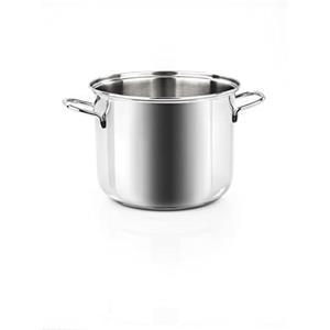 Barazzoni Pentola Bonita 16cm, Argento, Lucidato, Acciaio Inossidabile, Senza Coperchio, Pentola, Cucina, Barazzoni