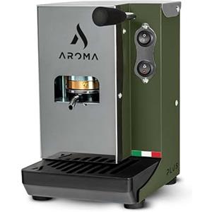 AROMA MACCHINA DA CAFFE' Aroma Plus+ Macchina caffè espresso cialde ESE 44 mm colore Verde Militare
