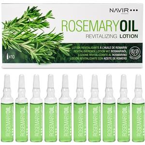 NAVIR Profesional | Fiale anticaduta capelli donna con olio di rosmarino | Lozione per capelli rinforzante con arginina e proteine vegetali | Stimola il cuoio capelluto | 10 fiale x 10 ml