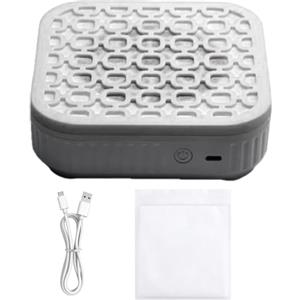 Generico Aspiratore di polveri - Aspiratore di polveri compatto e portatile, salone per unghie ricaricabile senza sforzo | Roba per unghie per principianti Gel Polish Pedicure Salon Home Cleaning 5500RPM Spolv