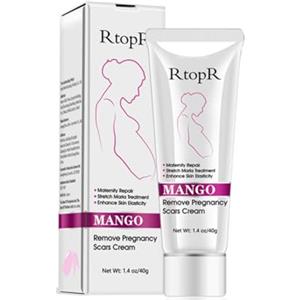 Generisch Mango Rimozione Cicatrici Gravidanza Crema Smagliature Trattamento Maternità Riparazione Anti-Aging Antirughe Rassodante Crema Corpo Remove Pregnancy Scars Cream