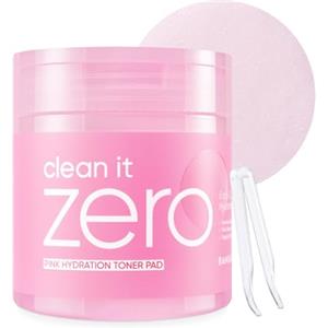 BANILA CO Tampone tonico idratante Clean it Zero Pink|Tamponi coreani vegani a 3 strati|Acidi ialuronici e vitamine per idratare e lenire la pelle|Ipoallergenico, senza alcool